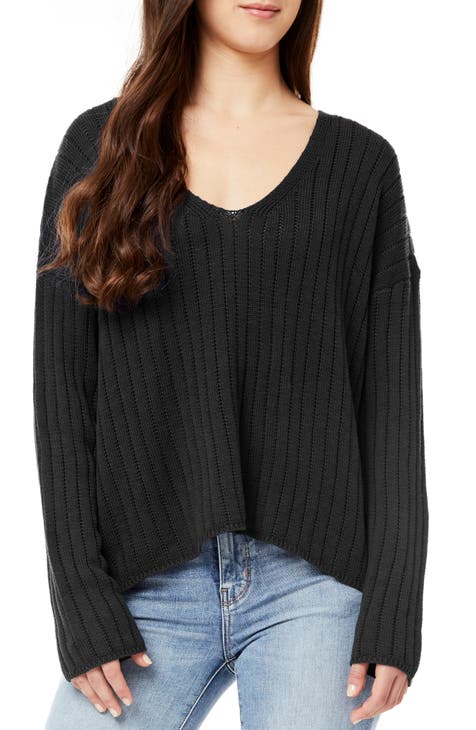 Samantha V-Neck Knit Sweater