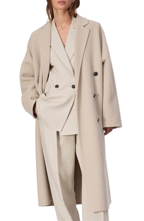 Shop Rag & Bone Thea Wool Blend Coat In Oatmeal