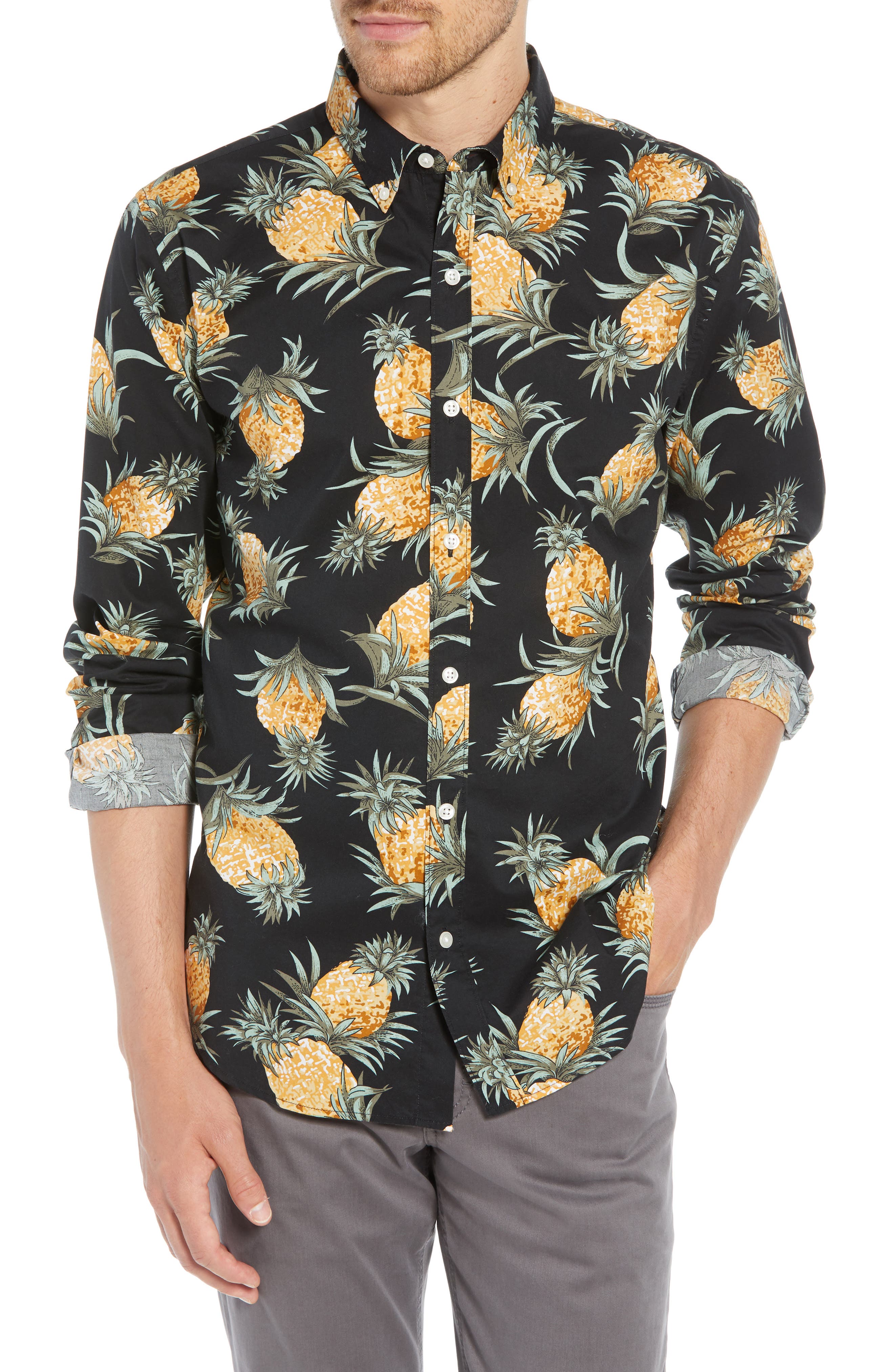 bonobos pineapple shirt