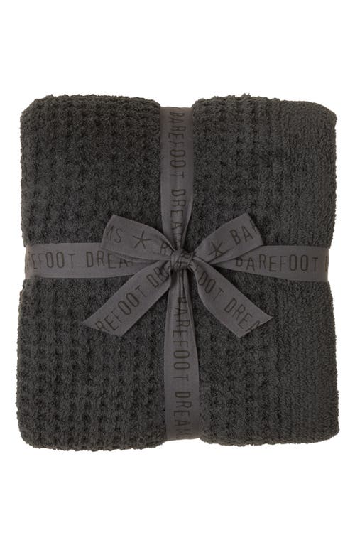 Shop Barefoot Dreams Cozychic® Waffle Knit Throw In Carbon