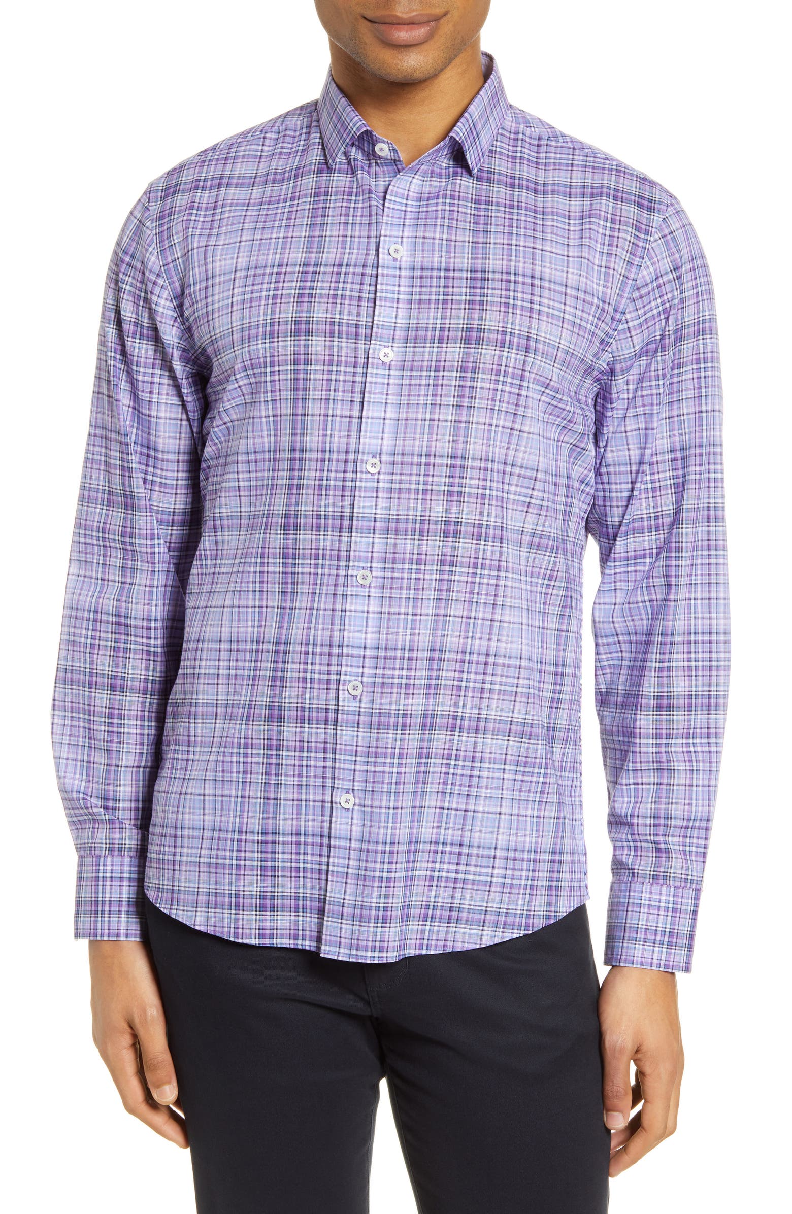 Zachary Prell Classic Fit Plaid Button-Up Shirt | Nordstrom