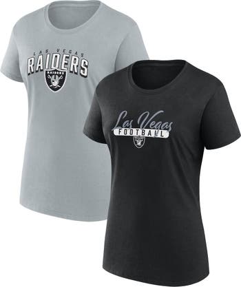 Women's Fanatics Branded Black Las Vegas Raiders Primary Team Logo