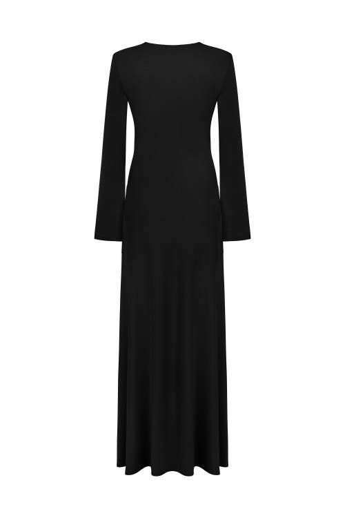 Shop Nocturne Double Breasted Dress With Accessory Detail In Black