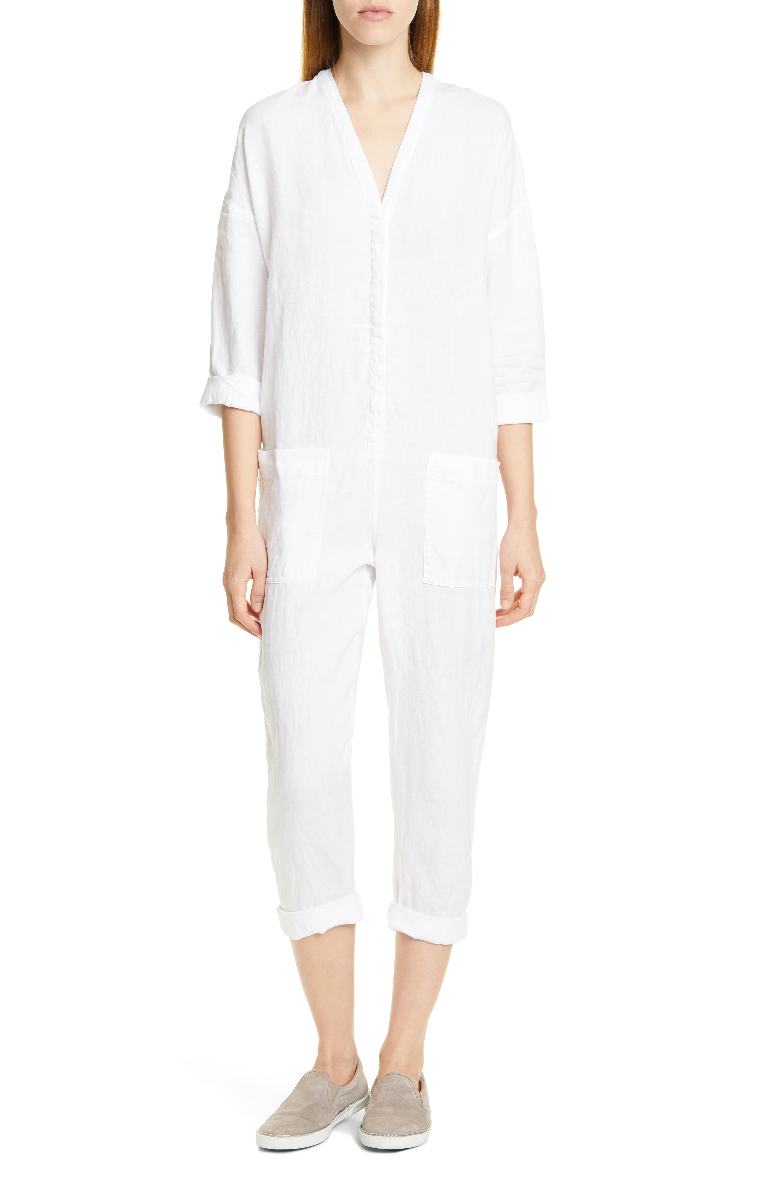 james perse linen jumpsuit