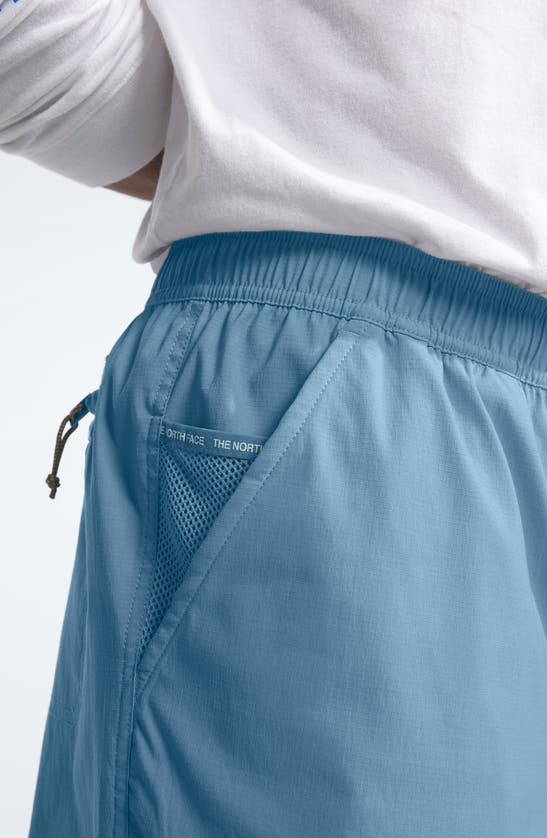 Shop The North Face Class V Pathfinder Shorts In Steel Blue