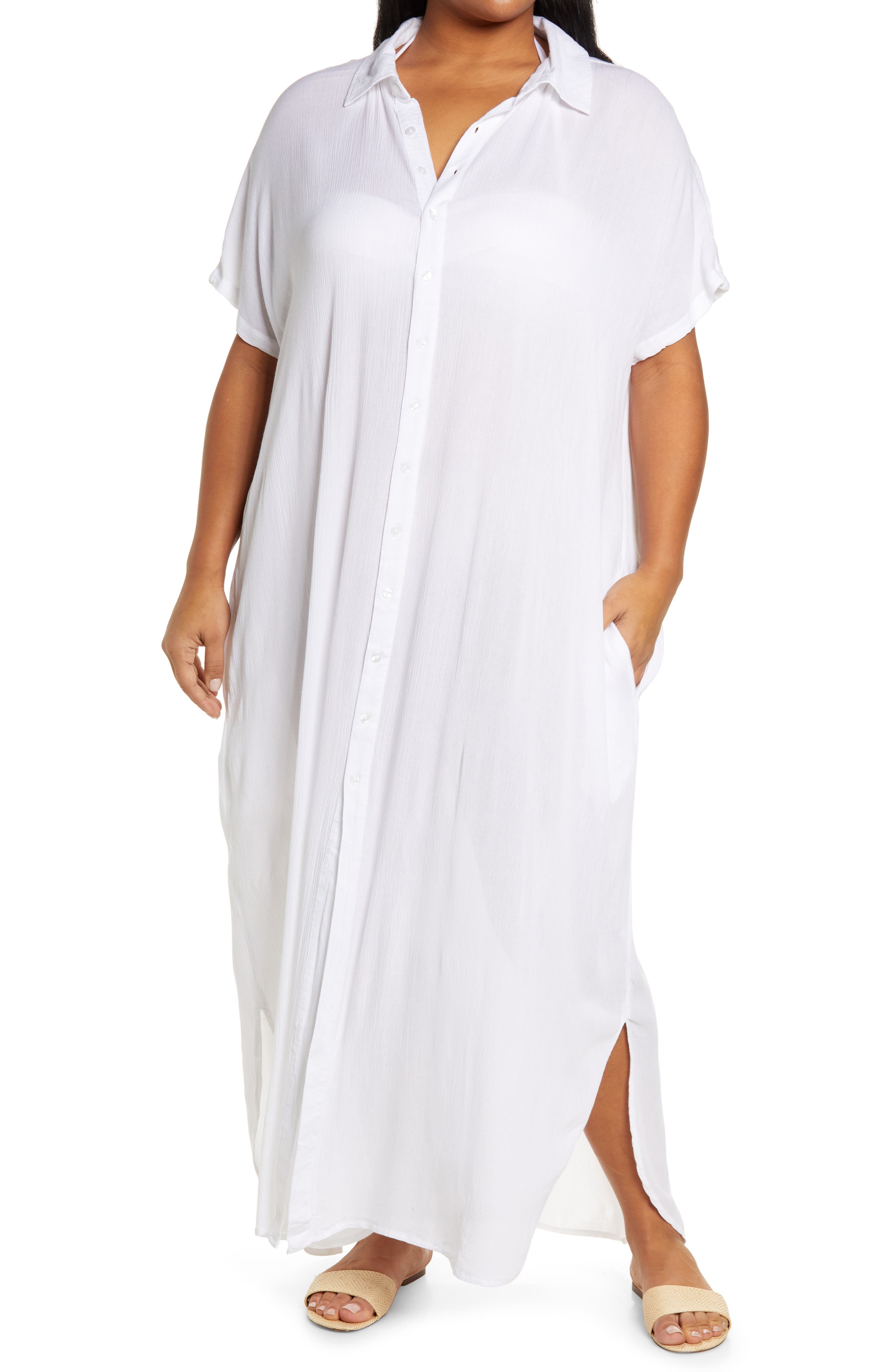 nordstrom button down dress