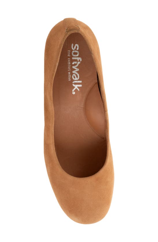 Softwalk Lynn Pump In Camel Suede