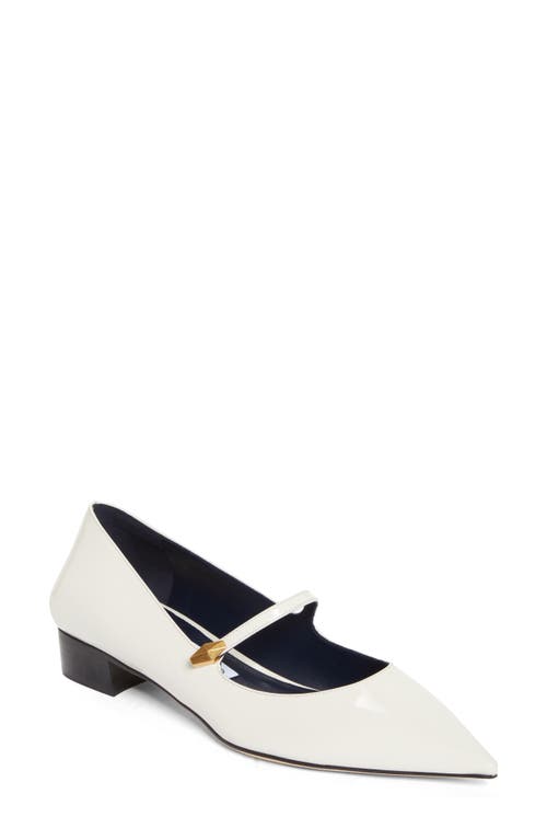 Shop Jimmy Choo Carolyn Pointed Toe Mary Jane Pump In Latte/navy