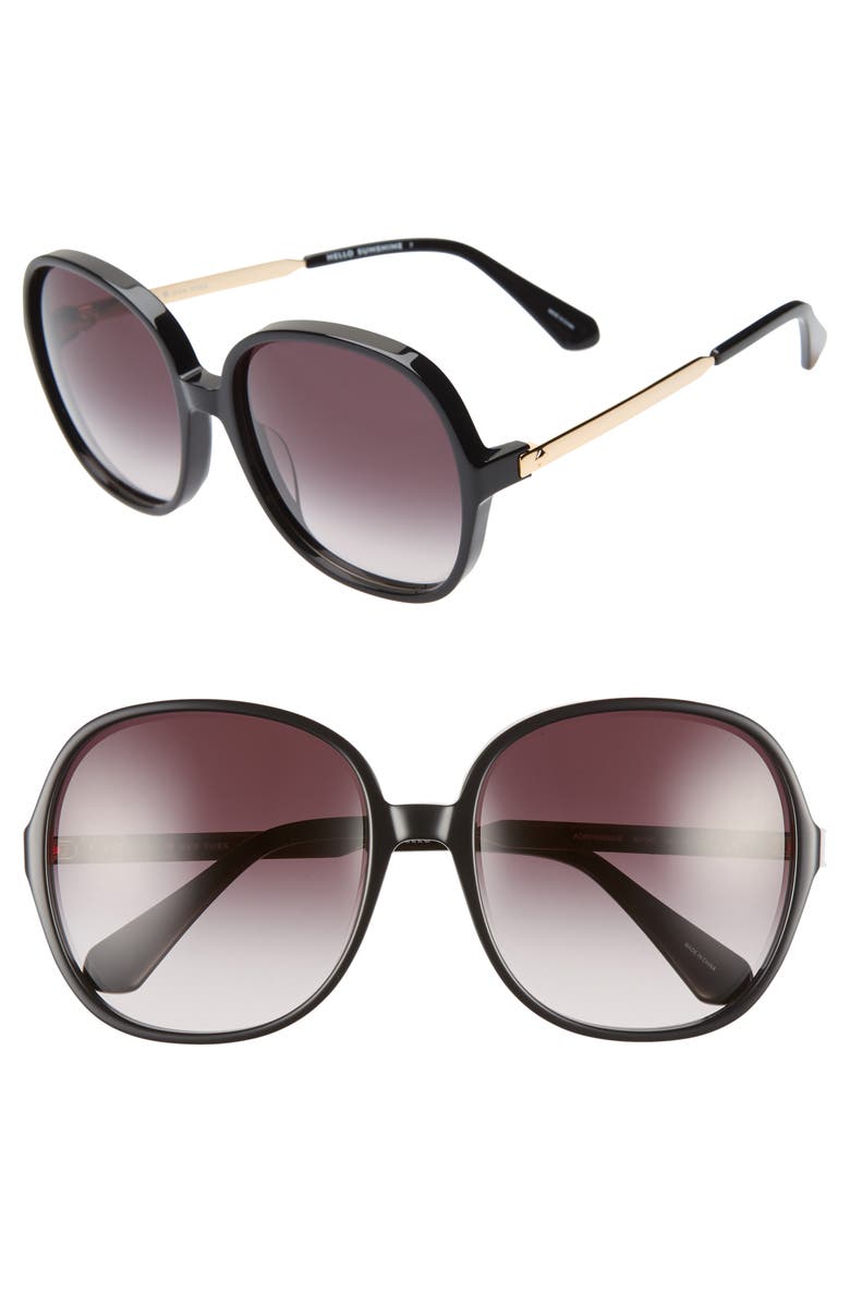 kate spade new york adriyanna 60mm round sunglasses | Nordstrom