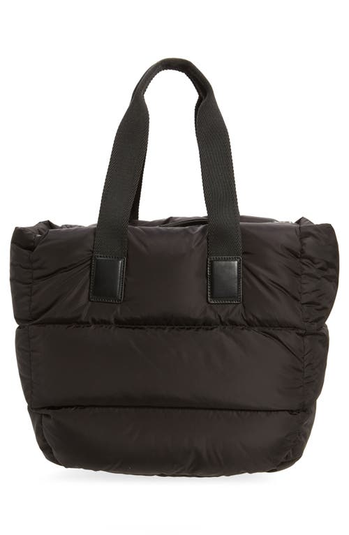 Shop Moncler Caradoc Puffer Tote In Black