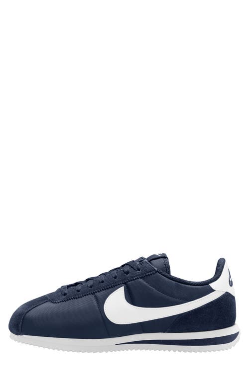 Shop Nike Cortez Txt Sneaker In Midnight Navy/white