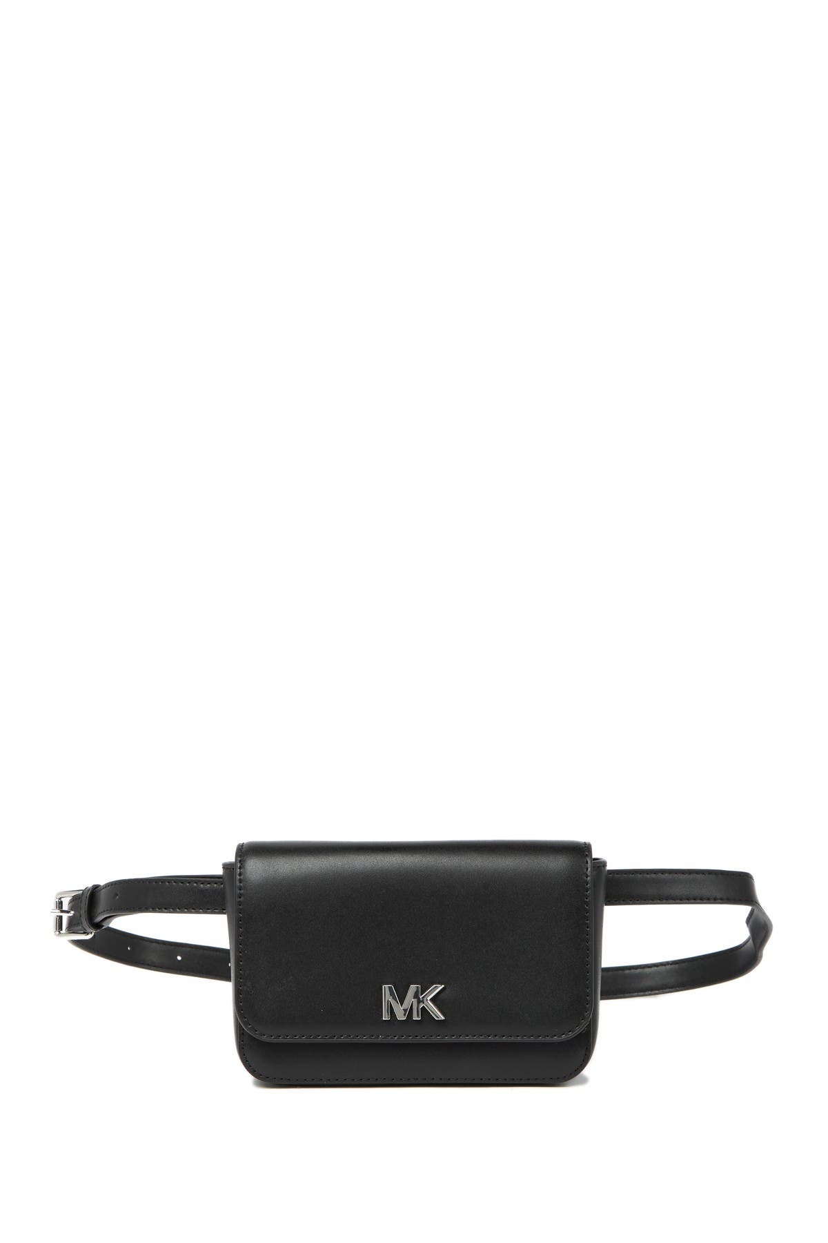 mk mott leather belt bag
