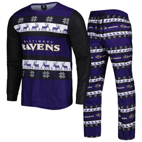 : FOCO Baltimore Ravens Wordmark Basic Flannel Shirt