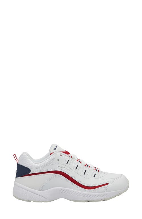 Shop Easy Spirit Romy Sneaker In White/barbados Cherry