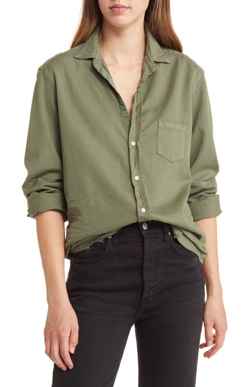 Frank & Eileen Relaxed Fit Cotton Button-Up Shirt in Boxwood