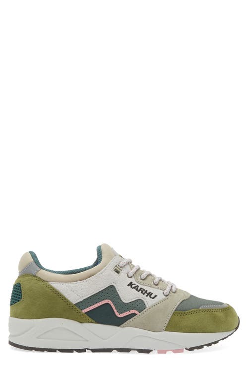 Shop Karhu Gender Inclusive Aria 95 Sneaker In Sphagnum/dark Forest