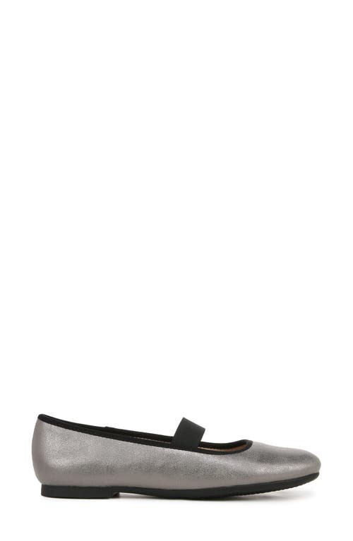Soul Naturalizer Brilliant Womens Solid Man Made Ballet Flats In Pewter Faux Leather