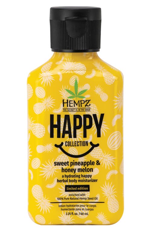 HEMPZ HEMPZ LIMITED EDITION MINI SWEET PINEAPPLE & HONEY MELON HERBAL BODY MOISTURIZER 2.25 OZ.