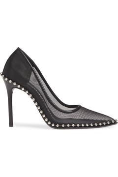 Alexander Wang Rie Stud Pointy Toe Pump (Women) | Nordstrom