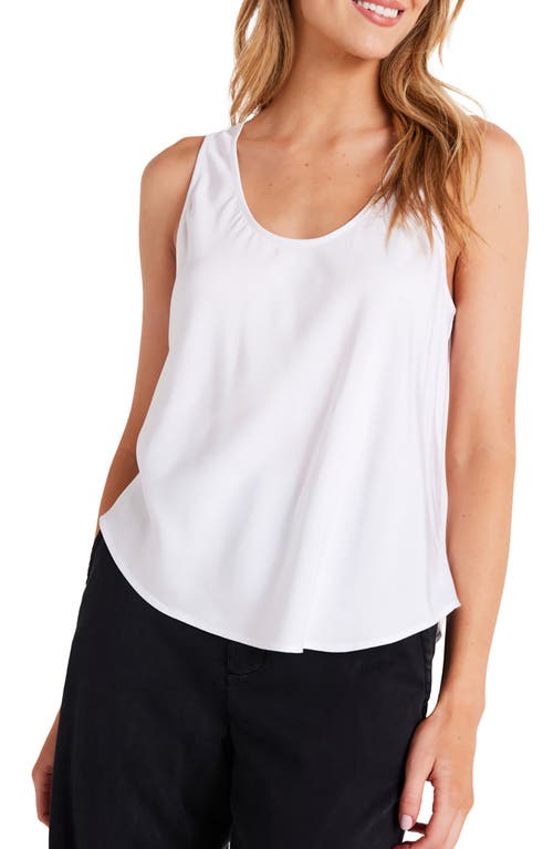 Shop Bella Dahl Scoop Neck Tank In White