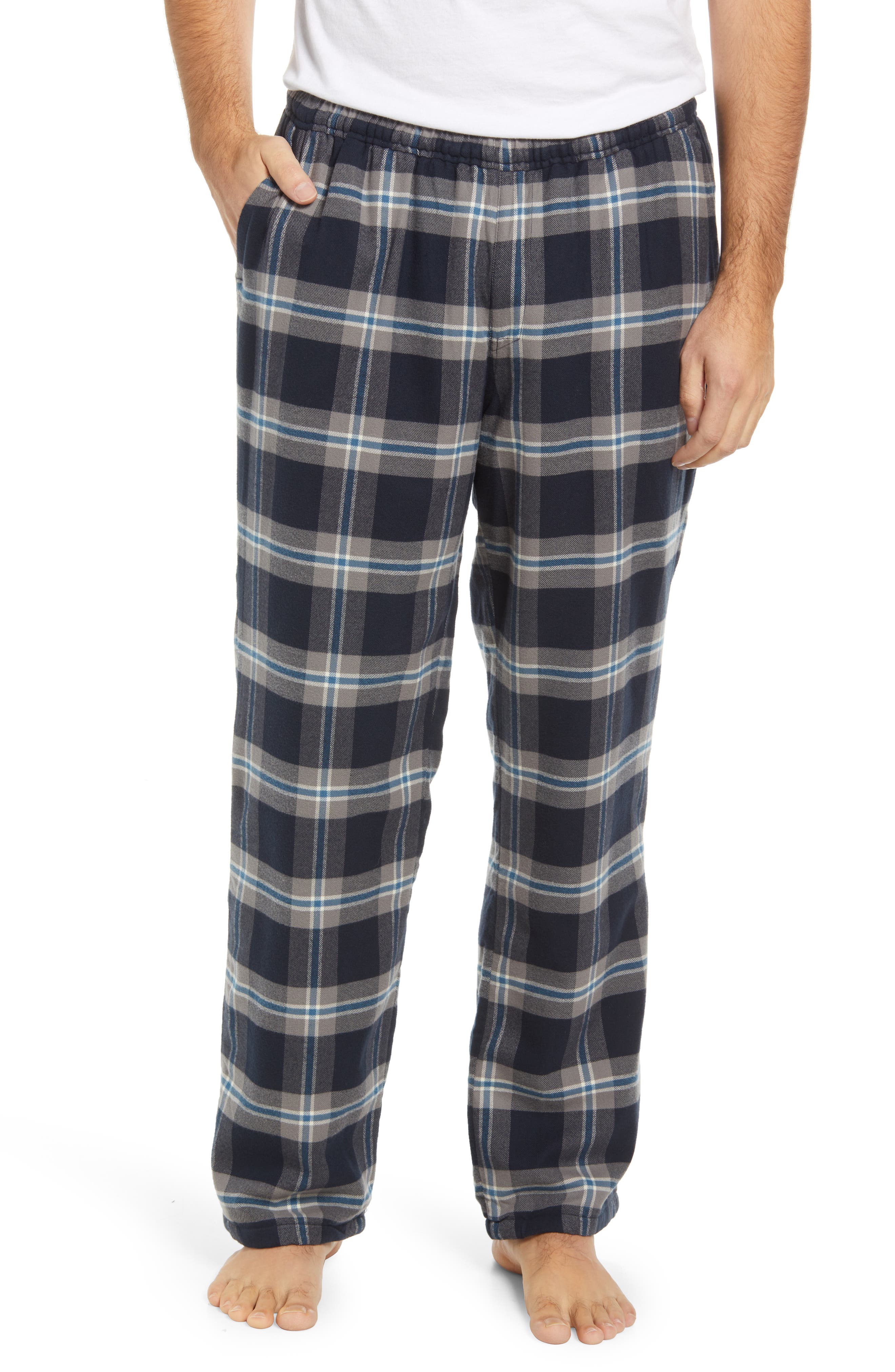 fleece lined flannel sleep pants