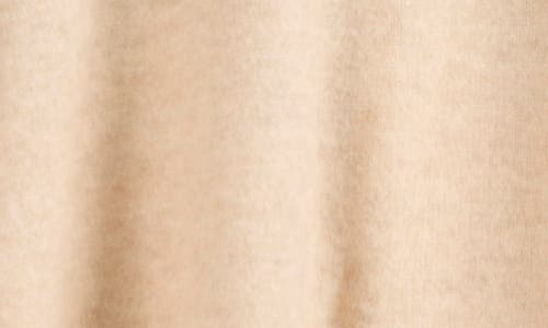 Amicale Funnel Neck Cashmere Poncho In Oat