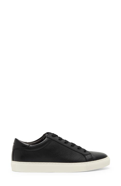 Shop Vittorio Russo Adan Low Top Sneaker In Tumbled/valentina Black