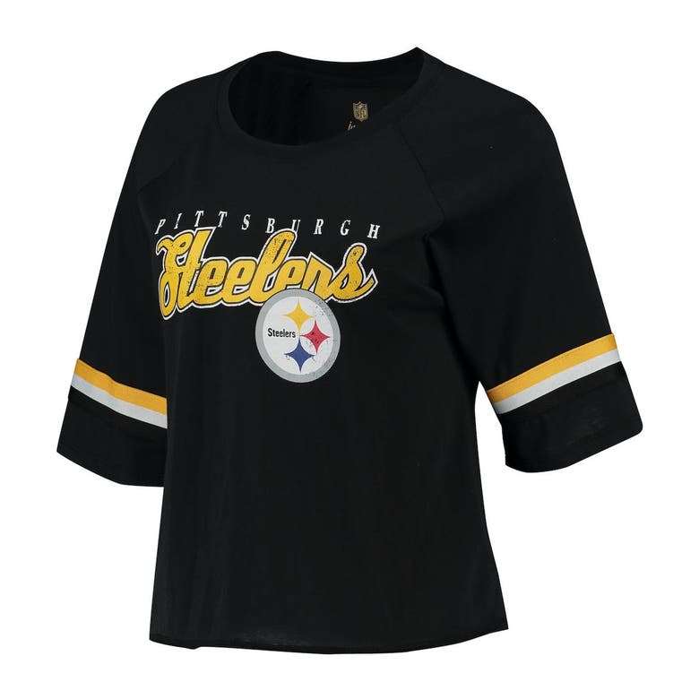 Outerstuff Steelers Juniors Cheer Squad Raglan T-Shirt