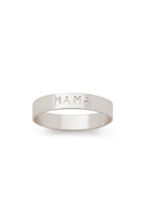 MADE BY MARY Amara Mama Ring Silver at Nordstrom,