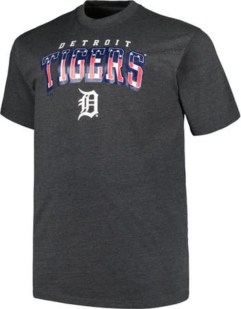 Detroit Tigers Logo Raglan Sweatshirt MLB Crewneck Shirt