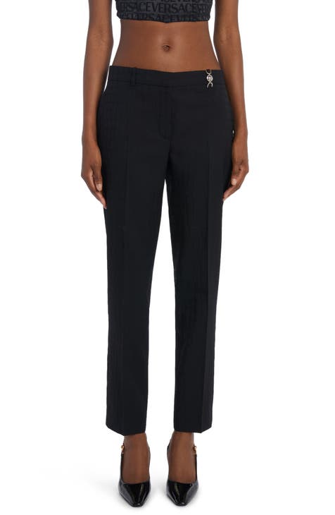 Straight-leg High-waisted Wool Pants Laurel Masscob - Women