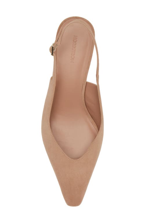 Shop Nordstrom Orleans Slingback Pump In Tan Light