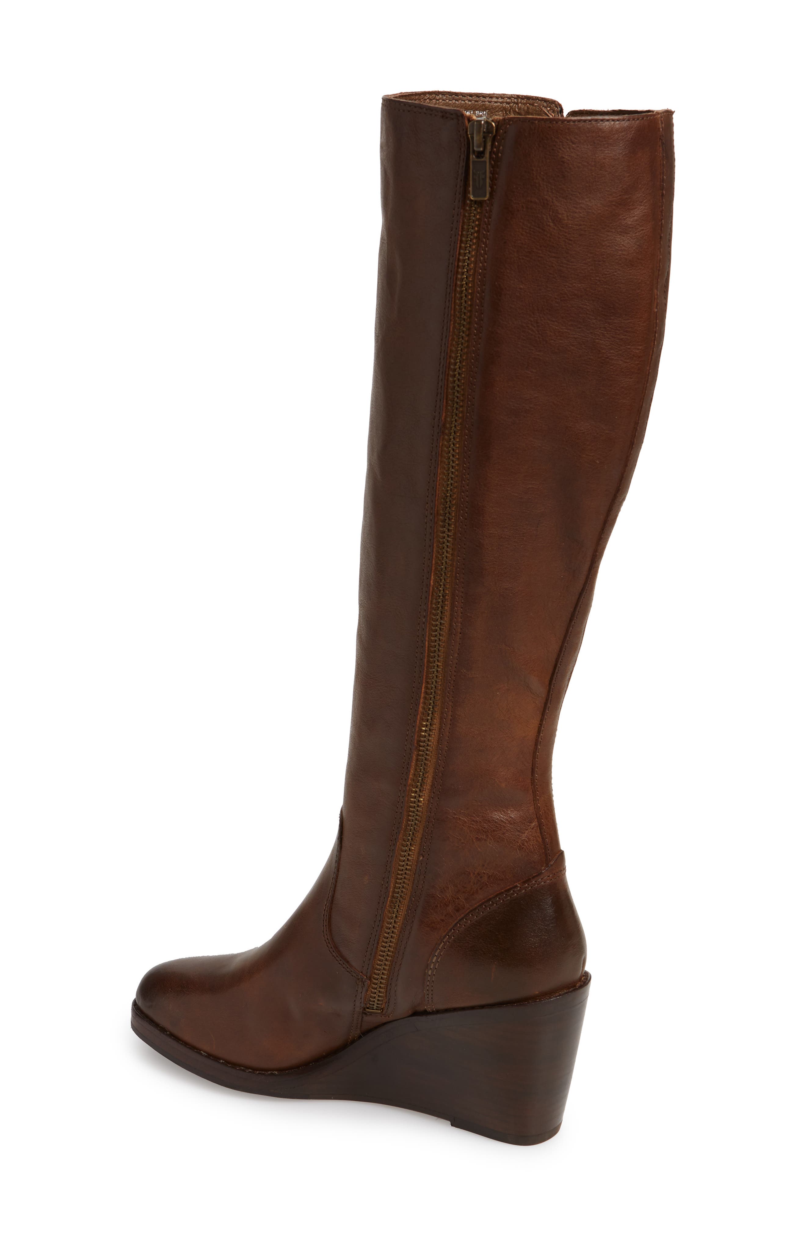 emma knee high wedge boot