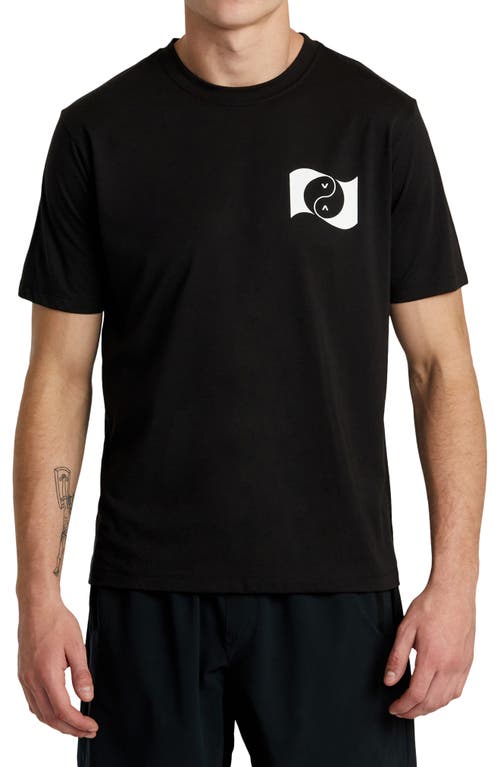 Balance Banner Graphic Performance T-Shirt in Black