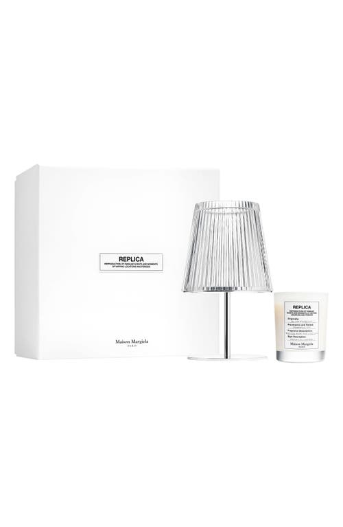 Maison Margiela Replica By the Fireplace Candle & Holder Gift Set $235 Value