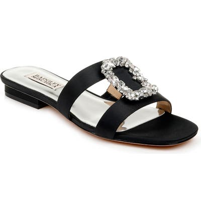 Badgley Mischka Josette Slide Sandal- Black