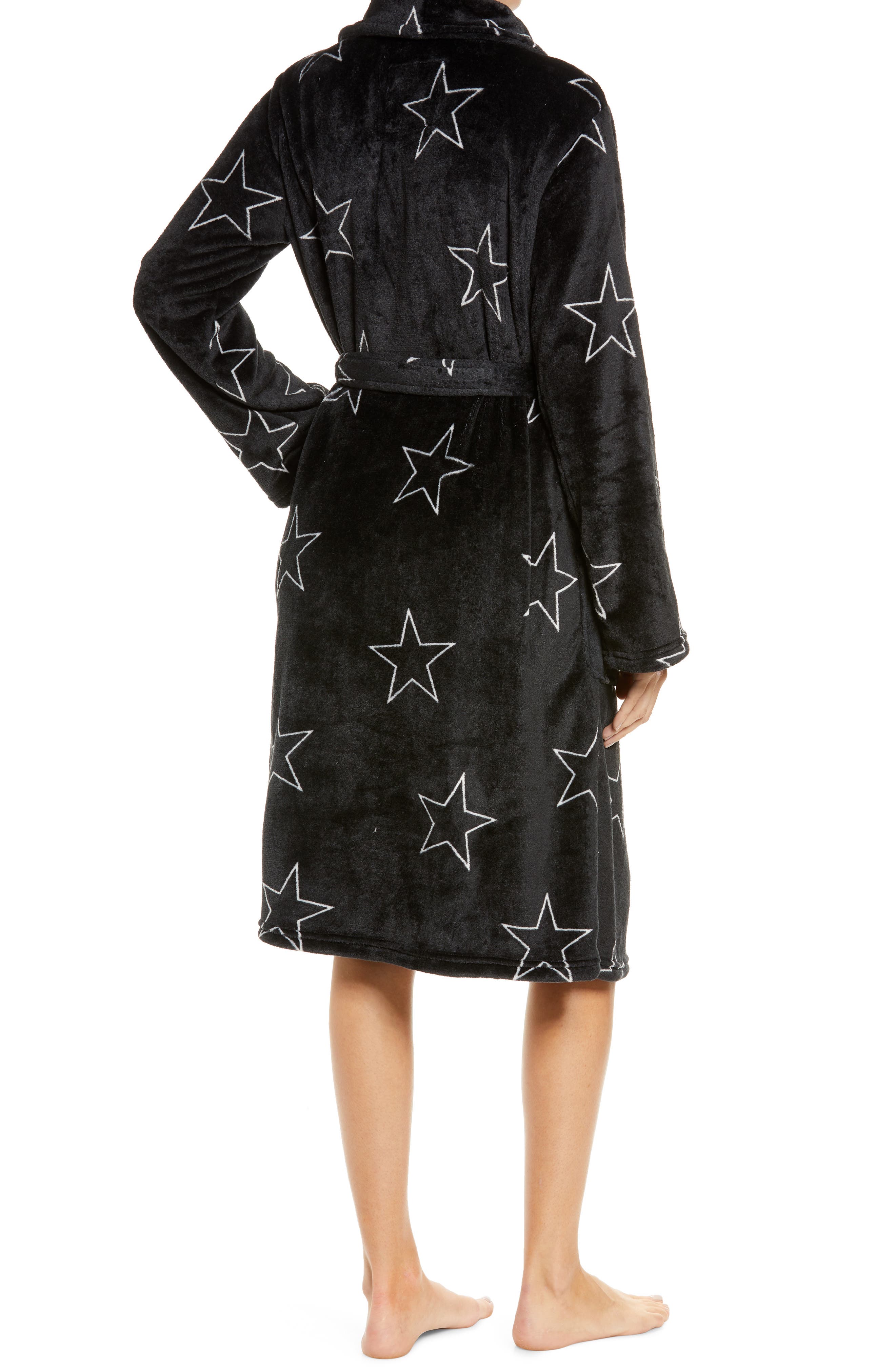 black star dressing gown