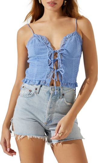 TopShop Polly Camisole Tie Front Tank Top
