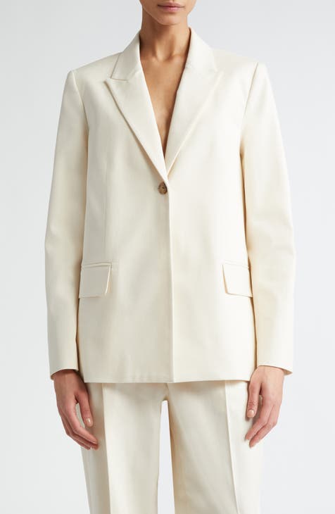 Harlow Cotton Stretch Twill Blazer