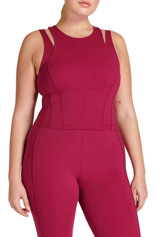 Sweaty Betty Power Contour Workout Tank in Vamp Red at Nordstrom, Size X-Small