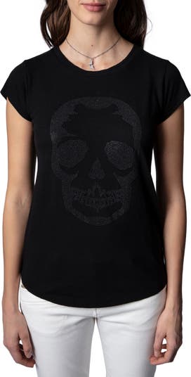 Zadig & Voltaire Skull Cotton & Modal T-Shirt