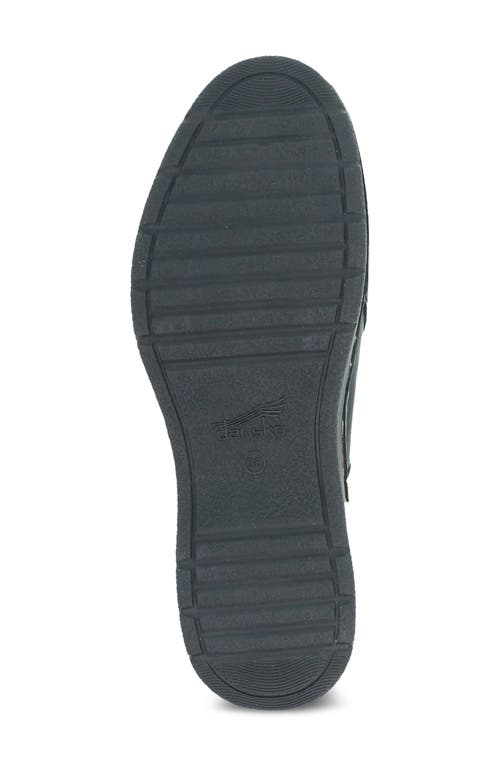 Dansko Ravyn Peep Toe Platform Sandal In Black