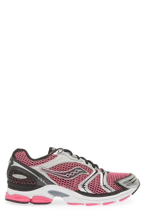 Saucony Progrid Triumph 4 Sneaker In Pink/silver