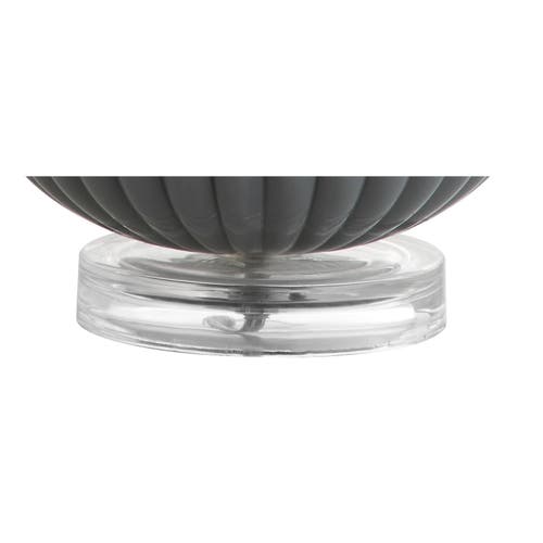 Jonathan Y Kamille Glass And Lucite Led Table Lamp In Gray/clear