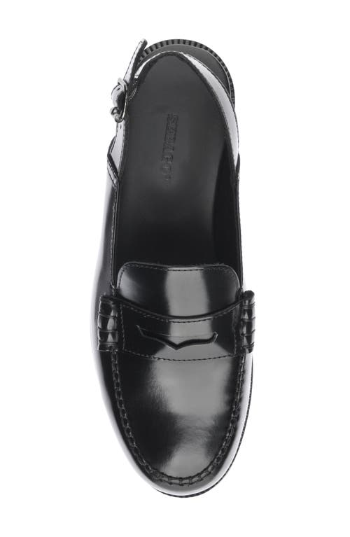 Shop Sebago Dan Polaris Slingback Loafer In Black