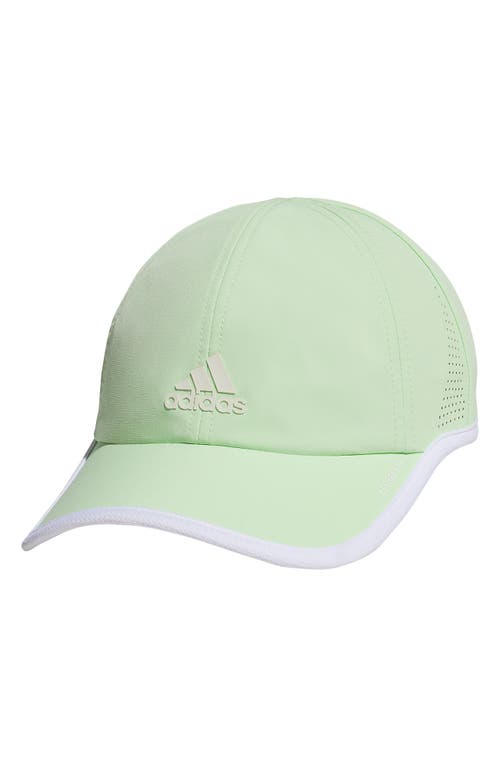 Shop Adidas Originals Adidas Superlite Upf 50+ Baseball Cap In Semi Green Spark/white