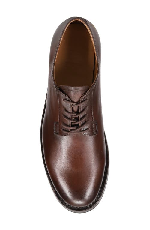 Shop Frye Dylan Plain Toe Oxford In Dark Brown