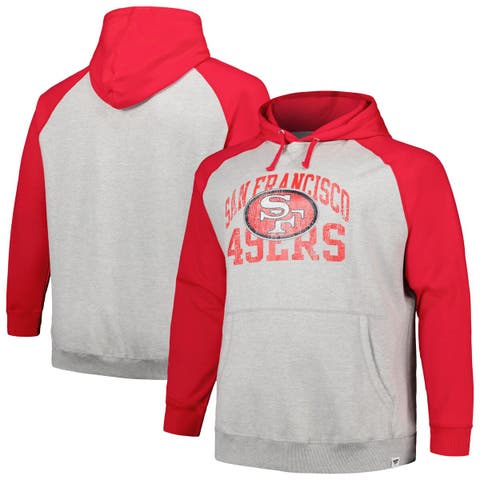 Youth Mitchell & Ness Heather Gray/Navy St. Louis Cardinals Cooperstown Collection Head Coach Pullover Hoodie Size: Small