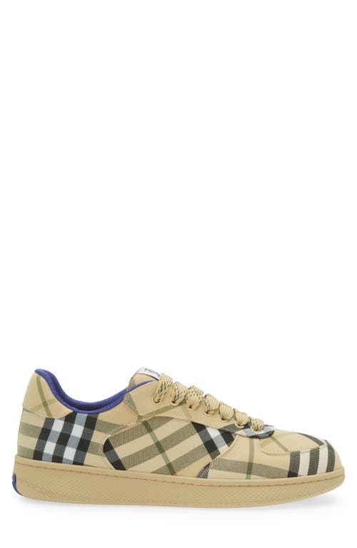 Shop Burberry Terrace Check Sneaker In Grain Ip Check