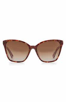 kate spade new york amiyah 56mm gradient polarized cat eye sunglasses |  Nordstrom